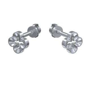 Yaffe Earrings – 18K White Gold