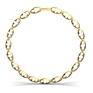 Esther Link Necklace – 18K Gold Plated Sterling Silver