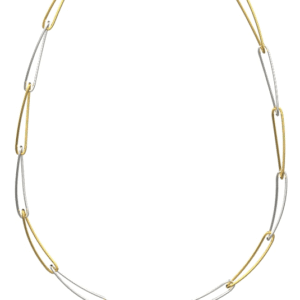 Hannah Necklace – 18K Gold, White Gold