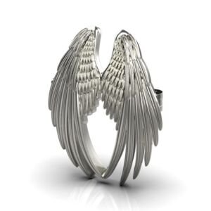 Angel Wings Brooch – Sterling Silver