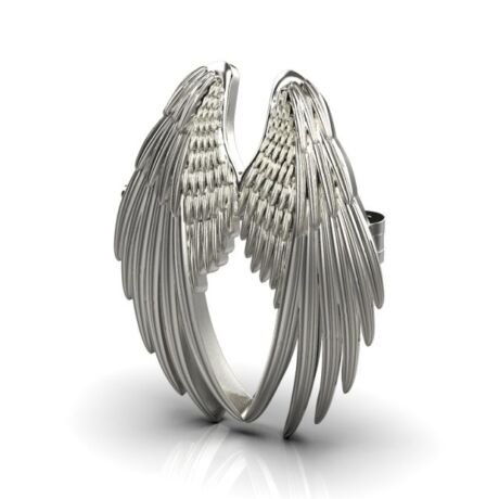 Angel Wings Brooch – Sterling Silver